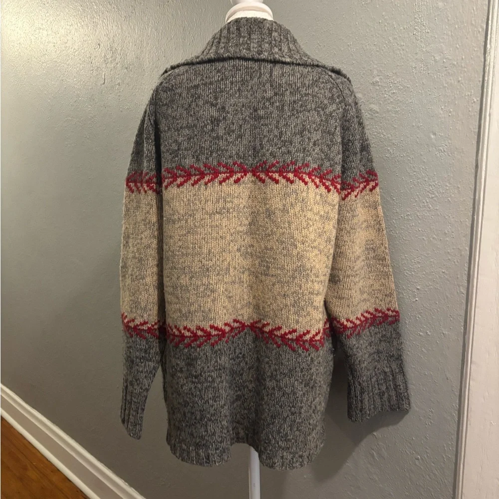 Eddie Bauer Gray Knit Sweater - Picture 3 of 4